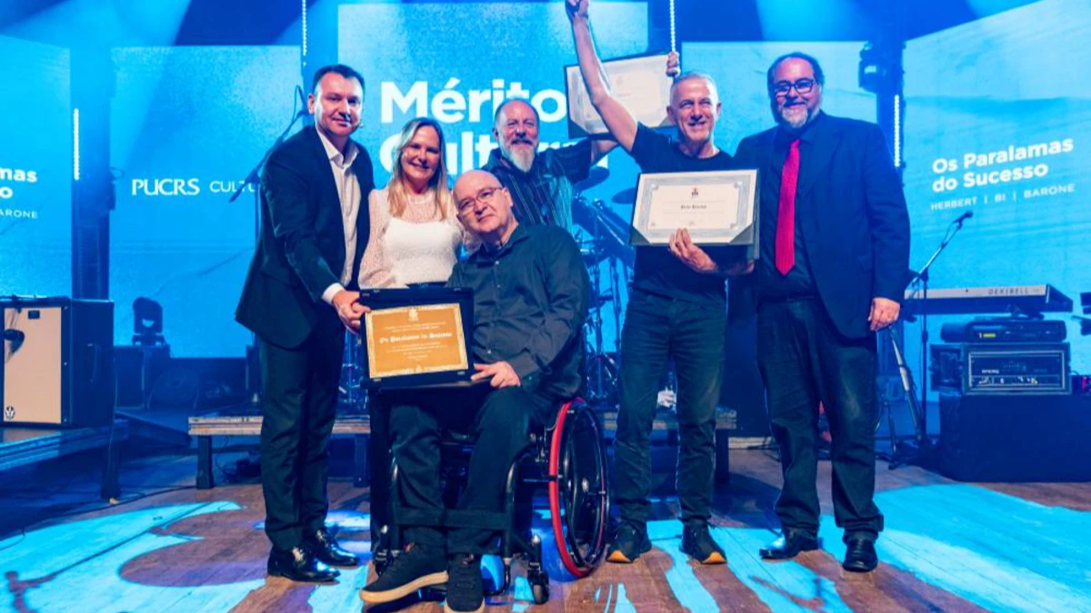 Os Paralamas do Sucesso recebem o Mérito Cultural PUCRS 2026 por contribuição à cultura brasileira